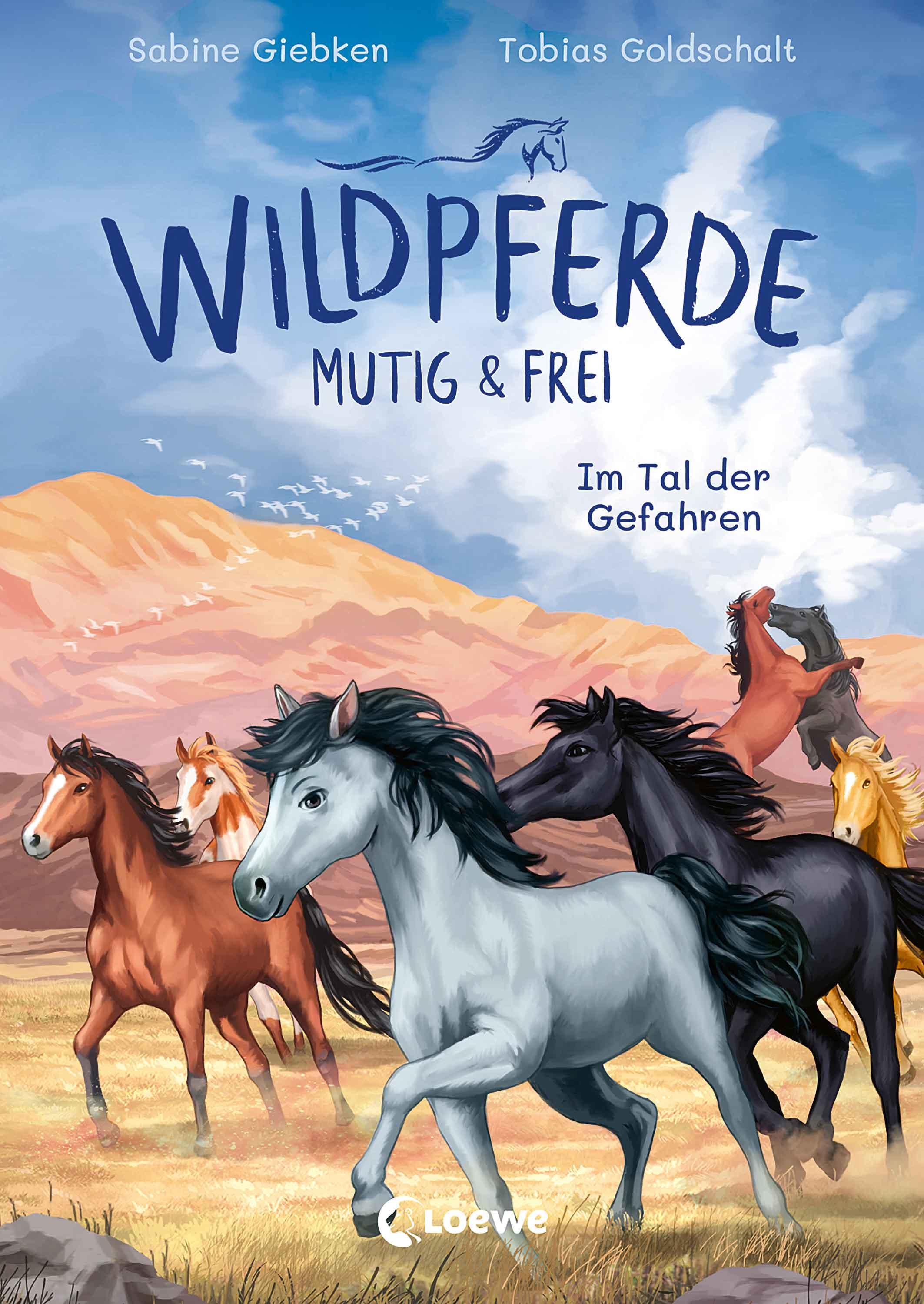 Vorderes Coverbild Wildpferde - mutig und frei (Band 2) - Im Tal der Gefahren