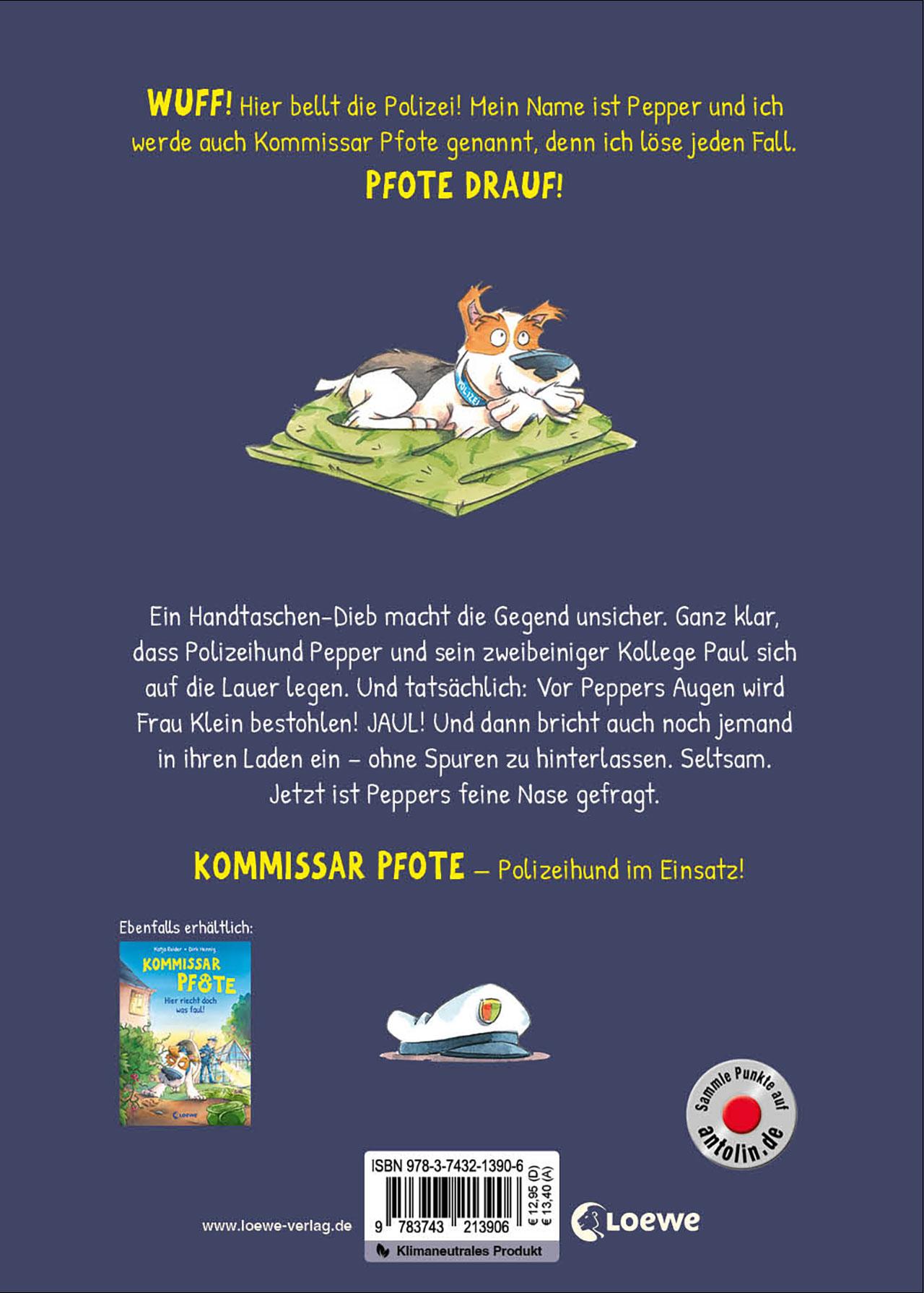 Rückseitencover Kommissar Pfote (Band 6) - Ein Einbruch ohne Spuren