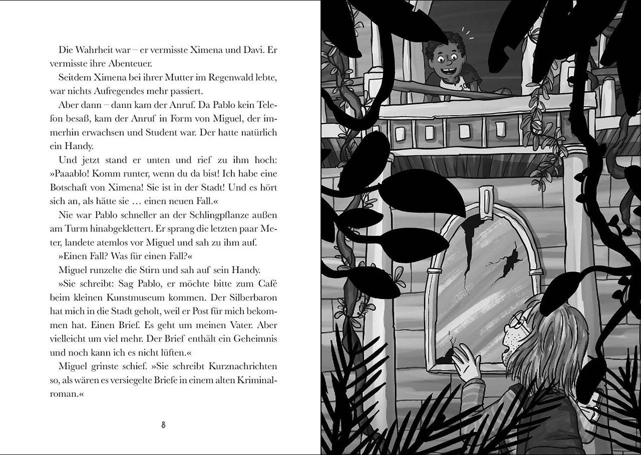 Beispielinhalt (Bild) Die Amazonas-Detektive (Band 4) - Ermittlungen im Nationalpark