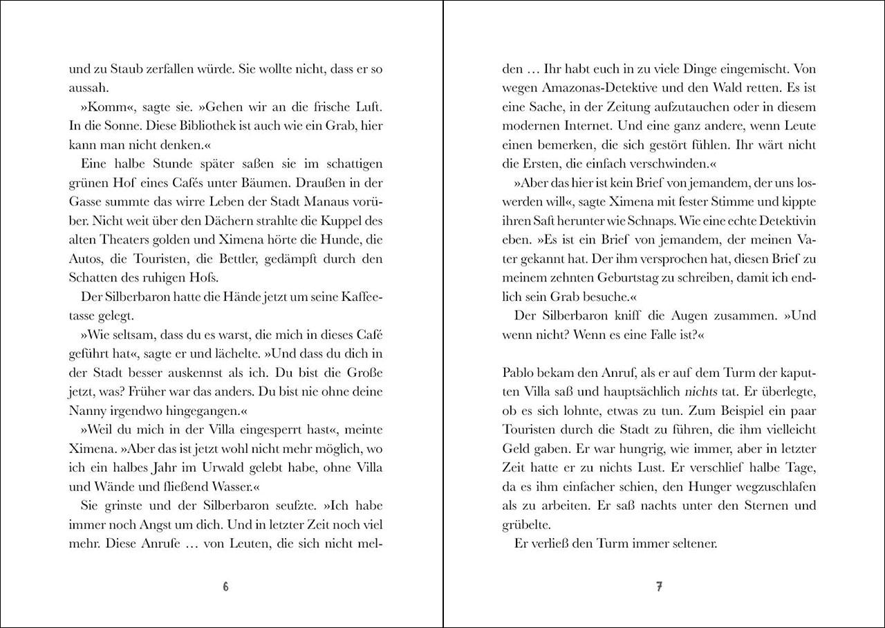 Beispielinhalt (Bild) Die Amazonas-Detektive (Band 4) - Ermittlungen im Nationalpark