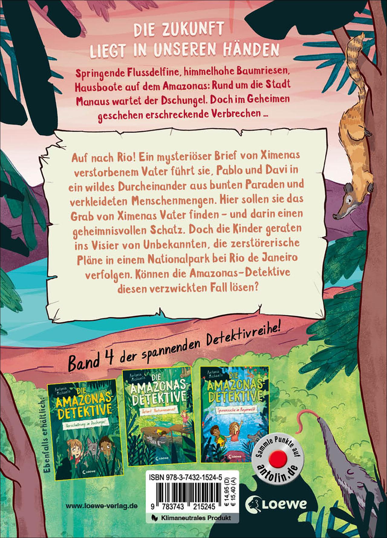 Rückseitencover Die Amazonas-Detektive (Band 4) - Ermittlungen im Nationalpark