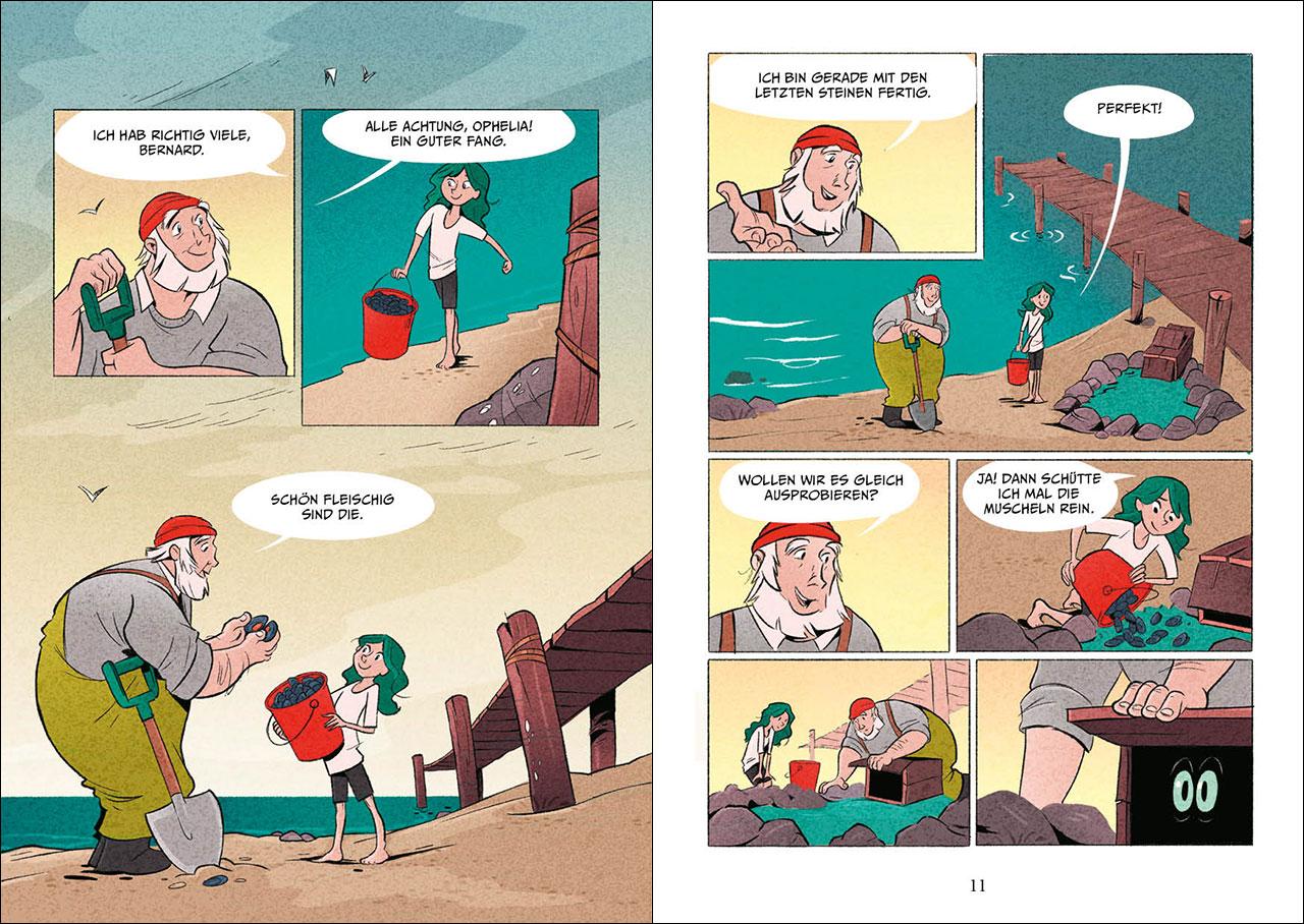 Beispielinhalt (Bild) Krypto - Geheimnisvolle Meereswesen (Band 2) - Im Auge des Orkans