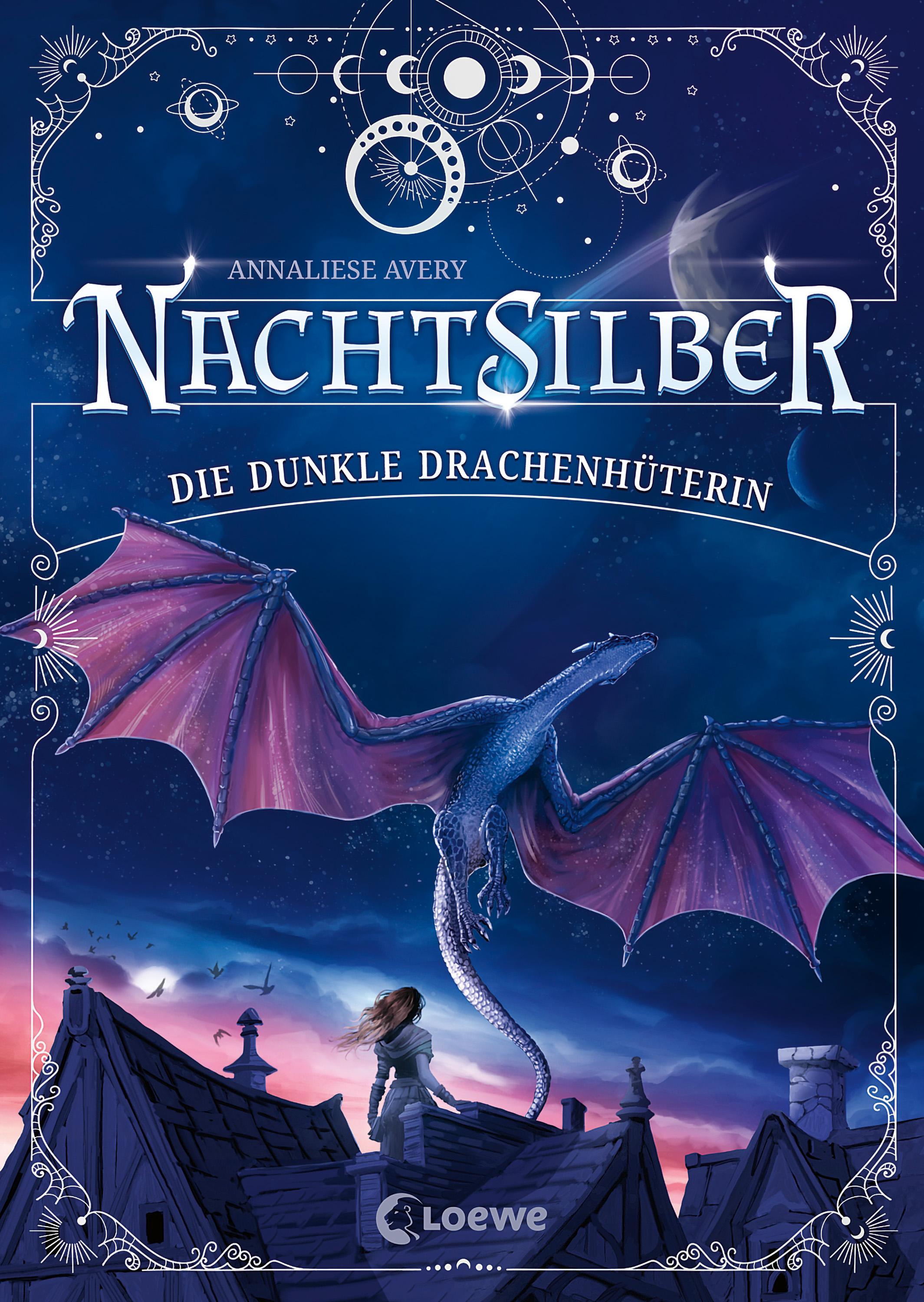 Vorderes Coverbild Nachtsilber (Band 1) - Die Dunkle Drachenhüterin