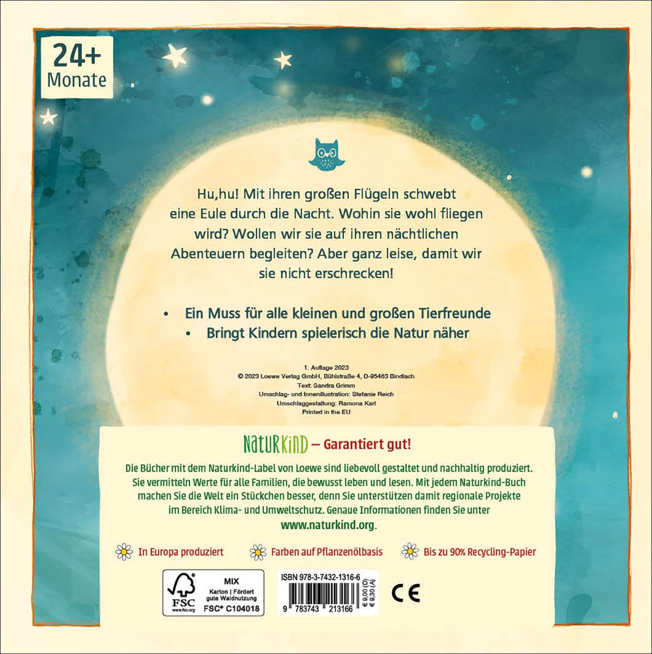 Rückseitencover Mein erstes Naturbuch - Die Eule