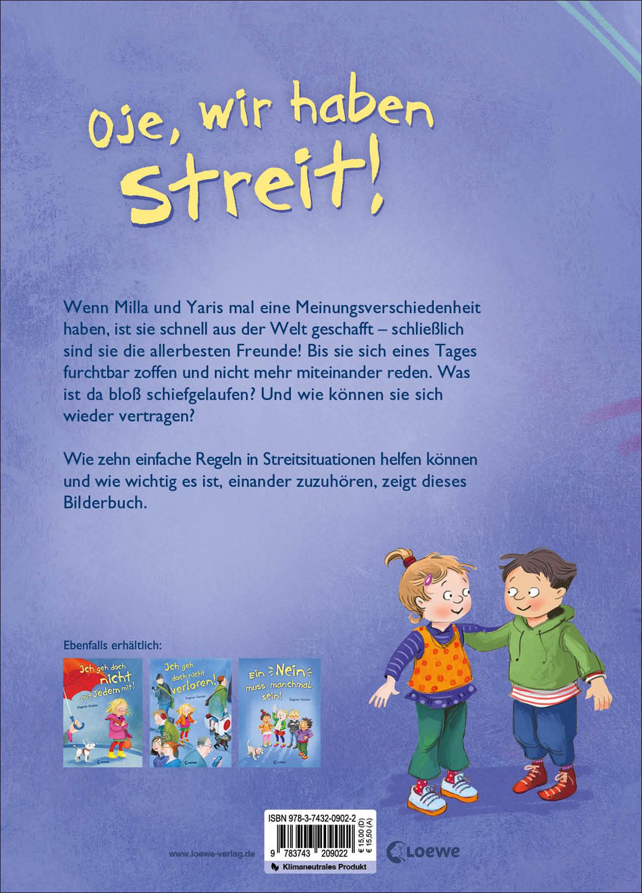 Rückseitencover Oje, wir haben Streit!