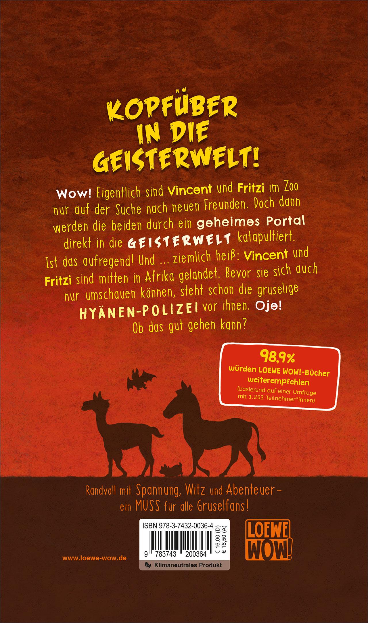 Rückseitencover Vincent und das ängstliche Zebra (Band 3)