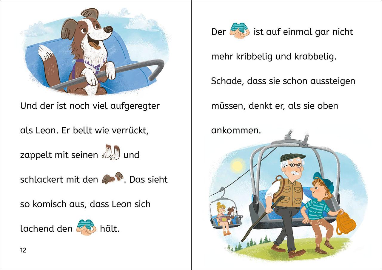 Beispielinhalt (Bild) Bildermaus - Rettung in den Bergen