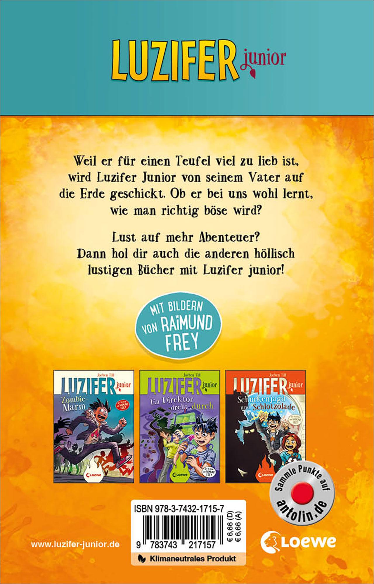 Rückseitencover Luzifer junior (Band 1) - Zu gut für die Hölle