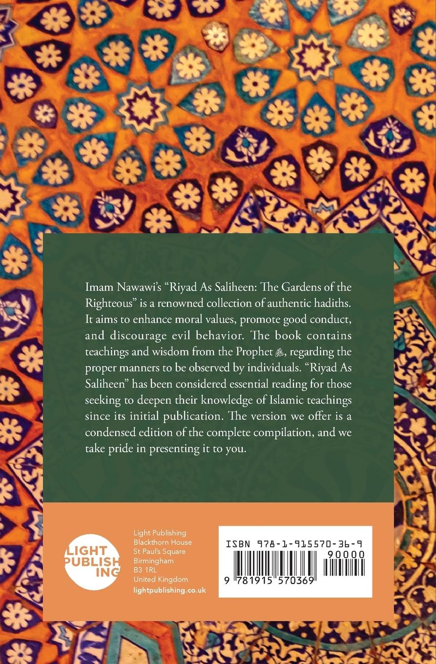 Rückseitencover Riyad As Saliheen