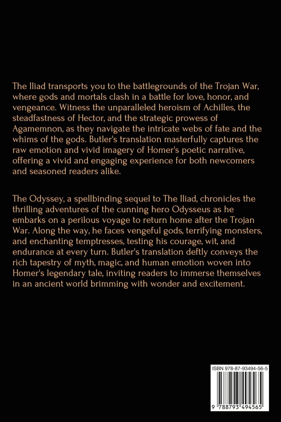 Rückseitencover The Iliad & The Odyssey