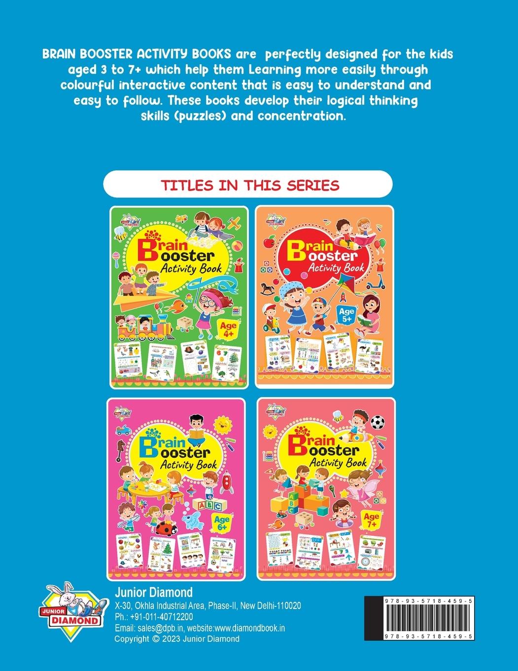 Rückseitencover Brain Booster Activity Book - Age 3