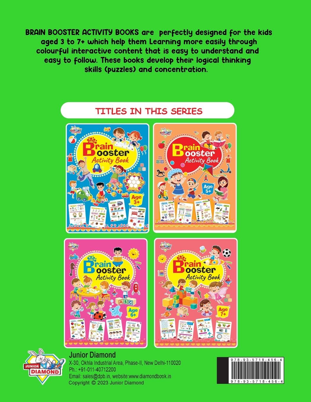 Rückseitencover Brain Booster Activity Book - Age 4