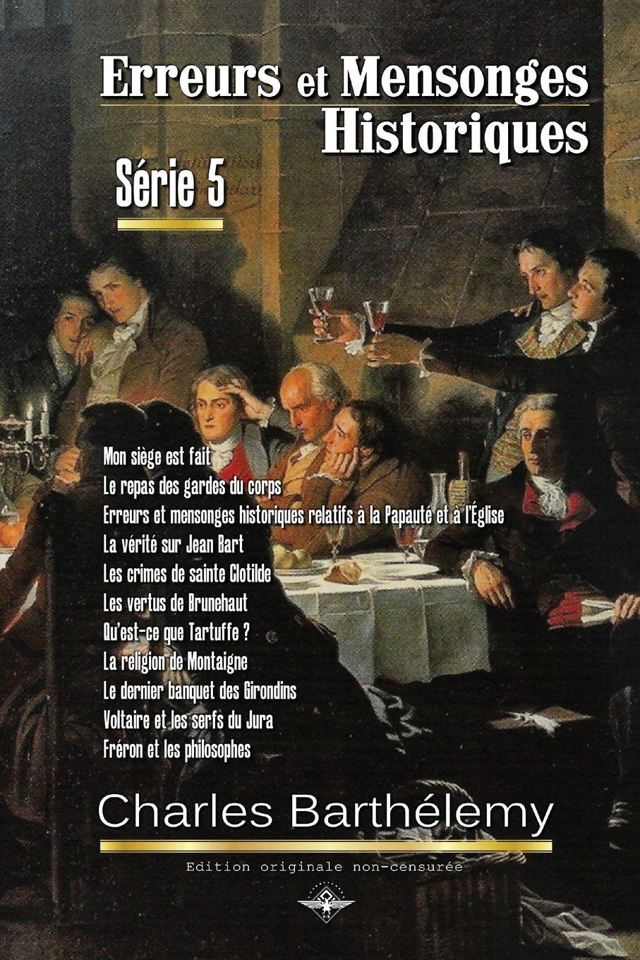 Vorderes Coverbild Erreurs et mensonges historiques Série 5