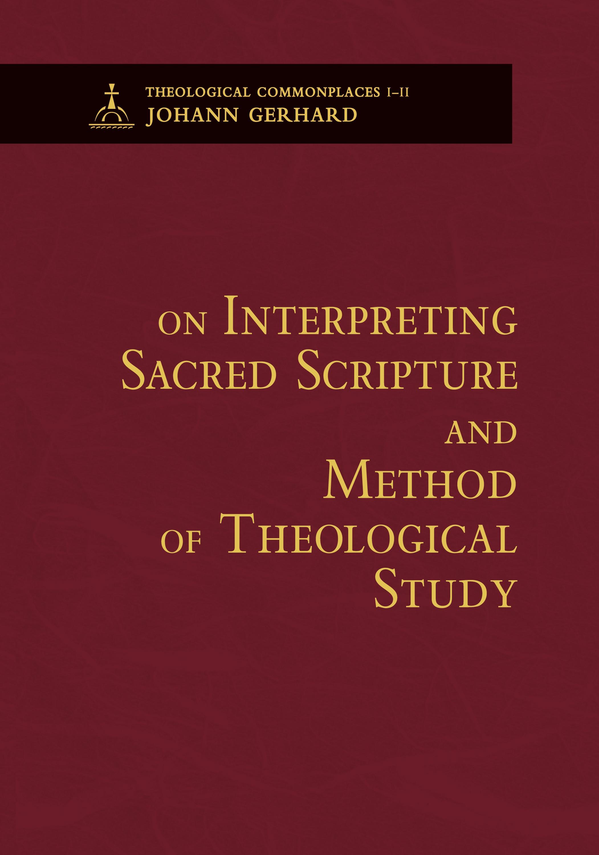 Vorderes Coverbild On Interpreting Sacred Scripture and Method of Theological Study