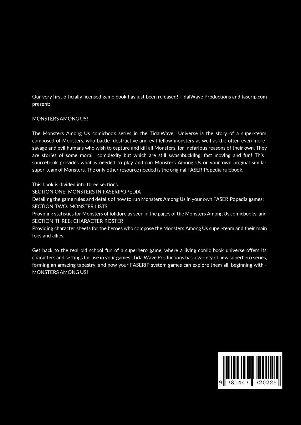 Rückseitencover Monsters Among Us