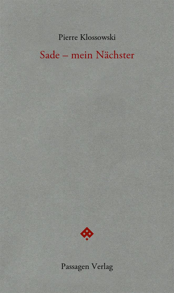 Vorderes Coverbild Sade - mein Nächster