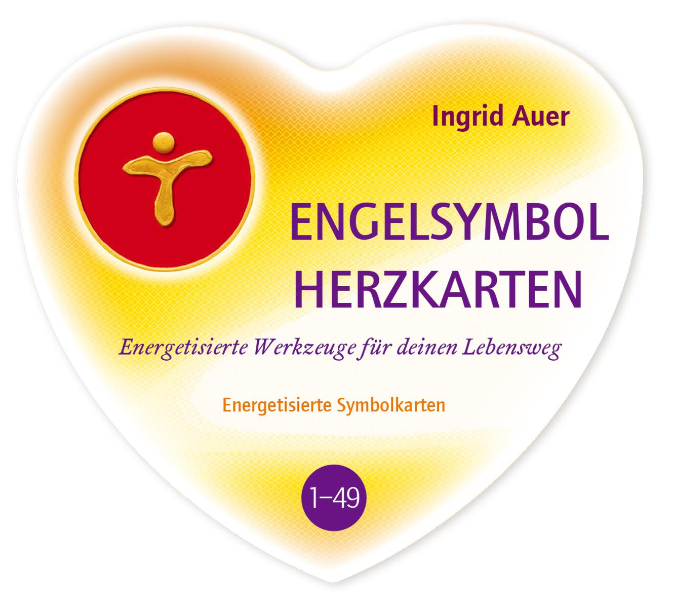 Vorderes Coverbild Engelsymbol-Herzkarten