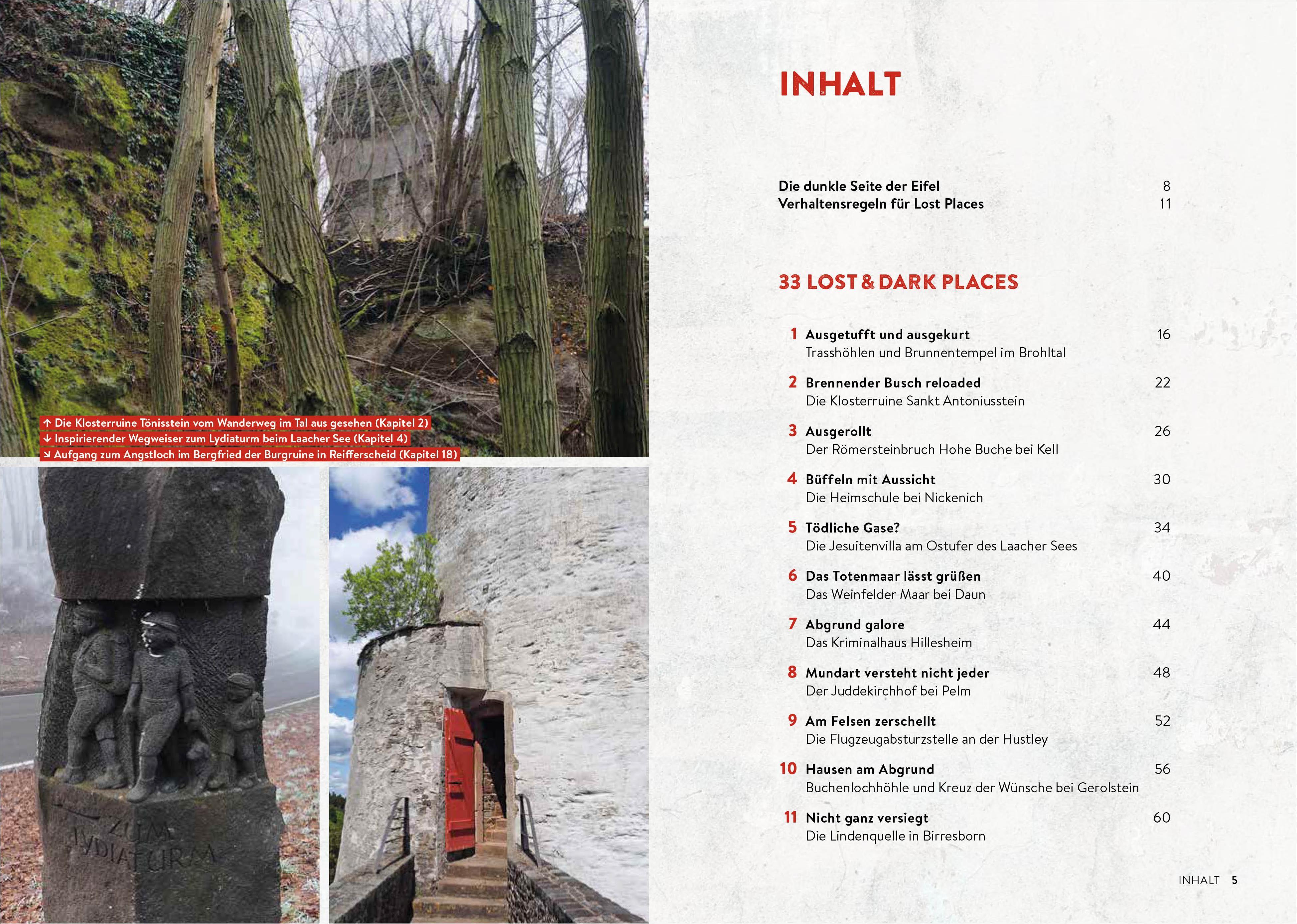 Beispielinhalt (Bild) Lost & Dark Places Eifel