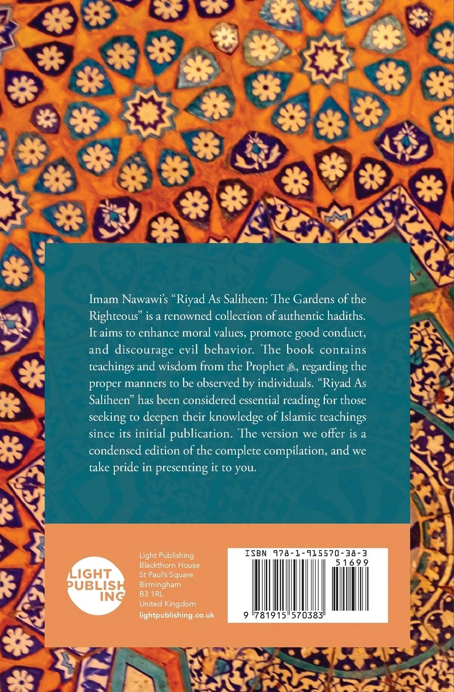 Rückseitencover Riyad As Saliheen