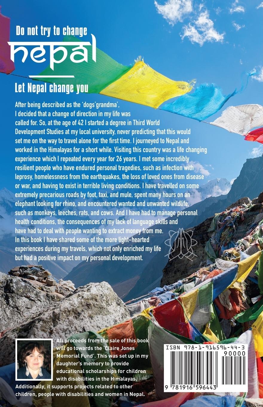 Rückseitencover 'Don't try to change Nepal, let Nepal change you'