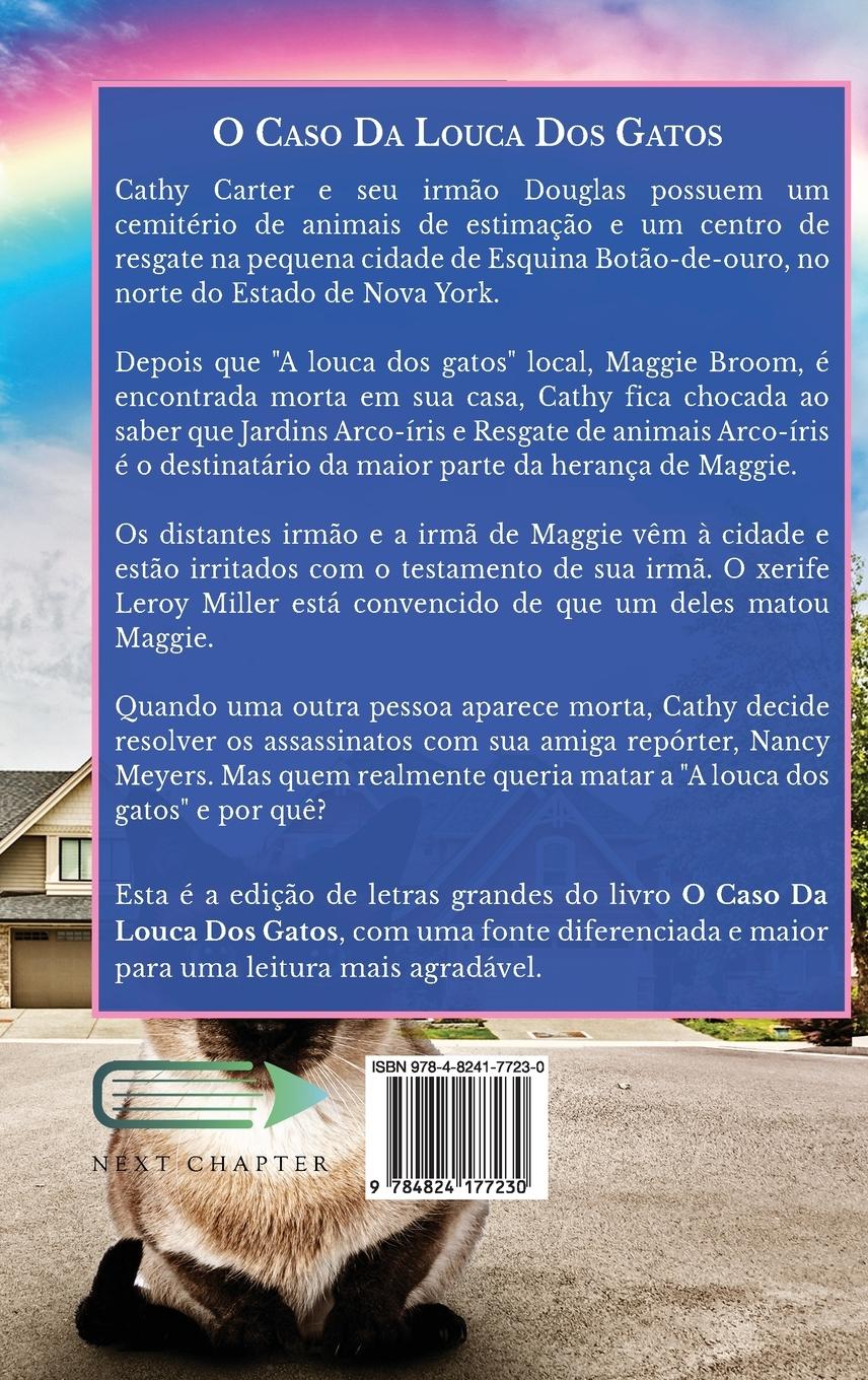 Rückseitencover O Caso Da Louca Dos Gatos