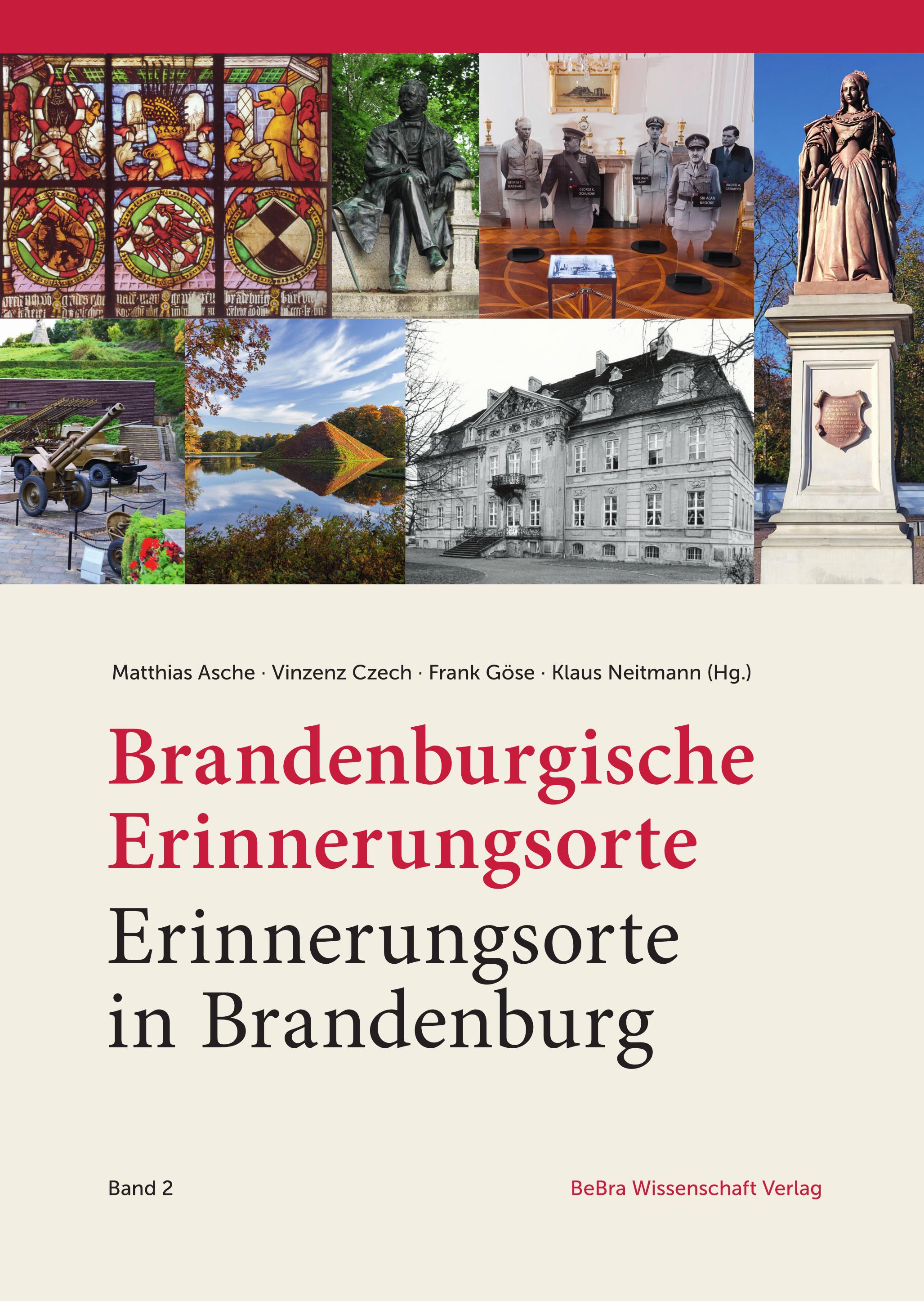 Vorderes Coverbild Brandenburgische Erinnerungsorte - Erinnerungsorte in Brandenburg