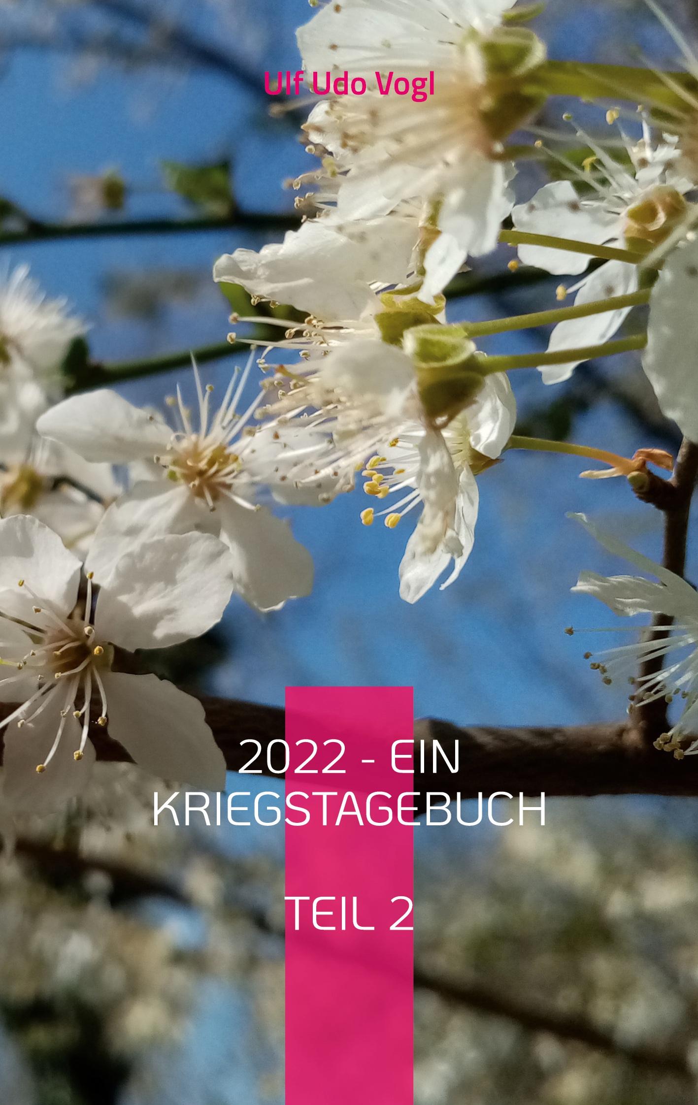 Vorderes Coverbild 2022 - Ein Kriegstagebuch