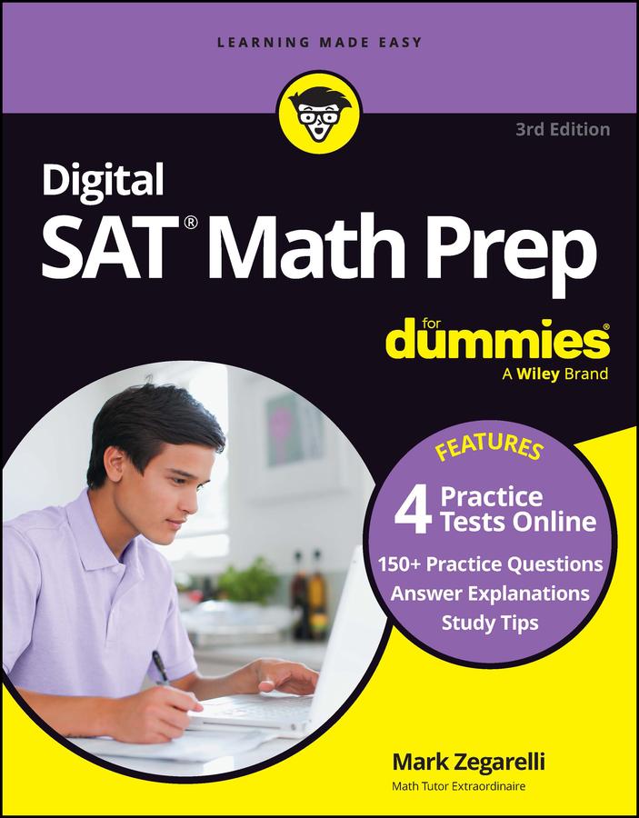 Vorderes Coverbild Digital SAT Math Prep for Dummies