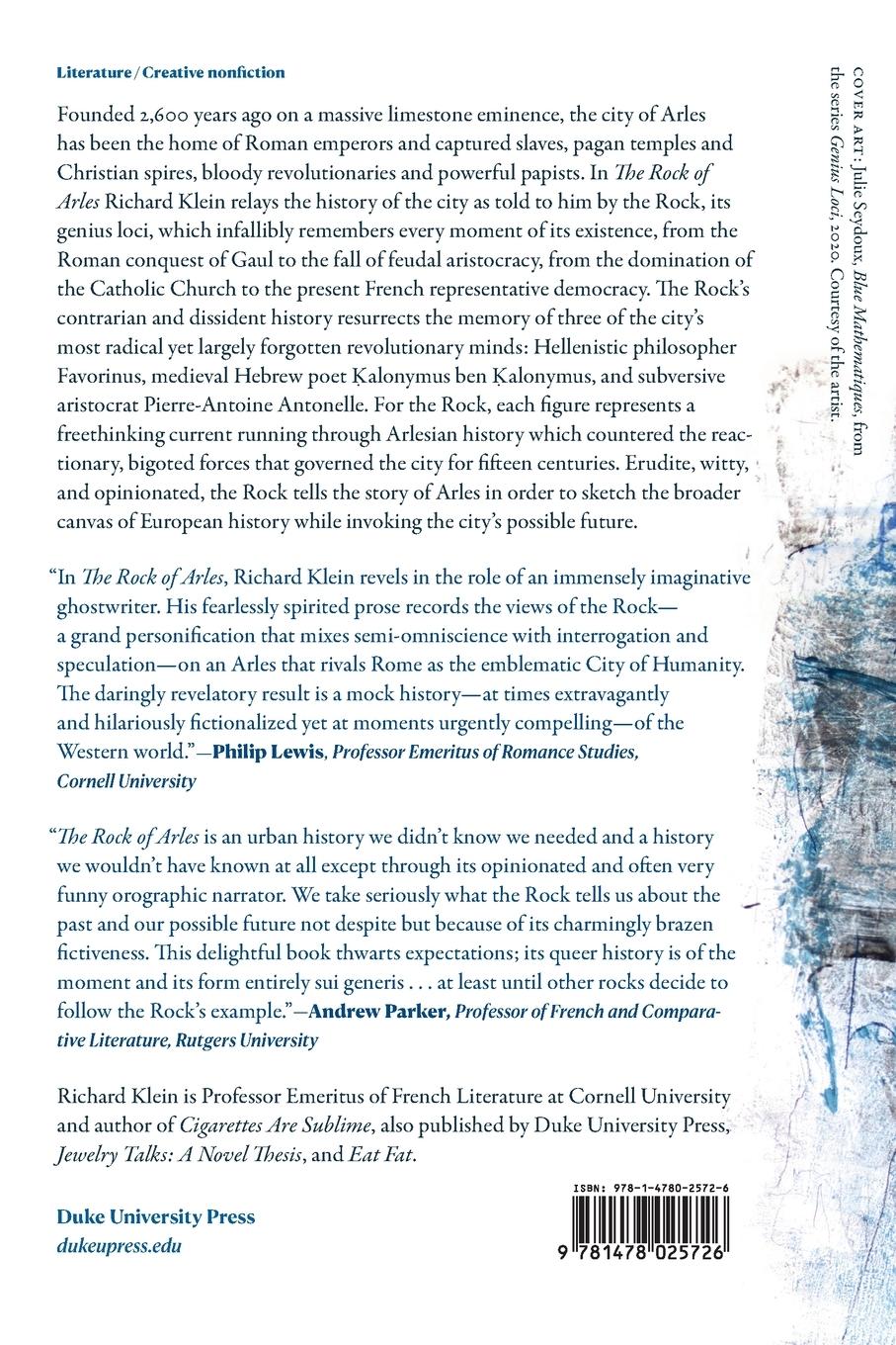 Rückseitencover The Rock of Arles