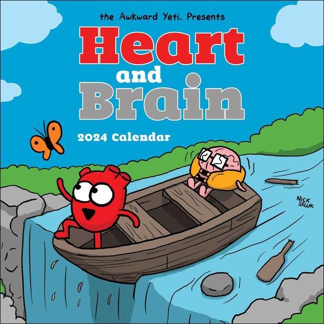 Vorderes Coverbild Heart and Brain 2024 Wall Calendar