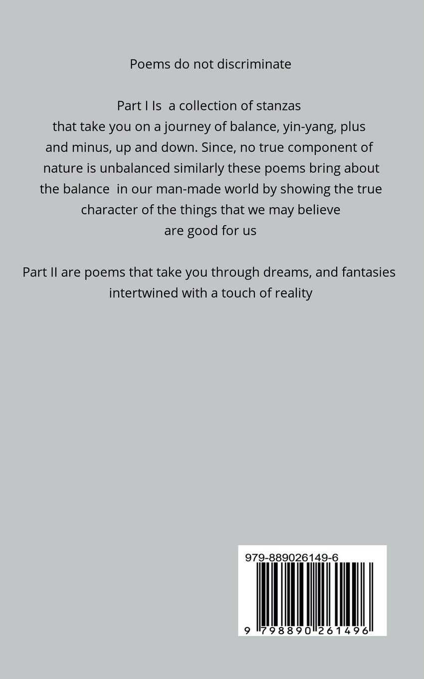Rückseitencover Poems don't discriminate