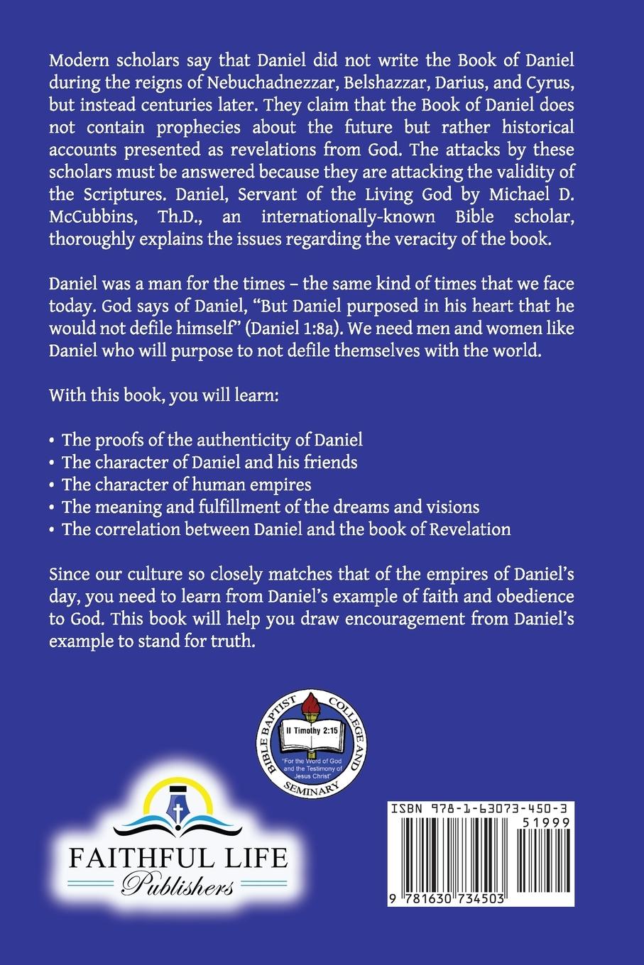 Rückseitencover Daniel