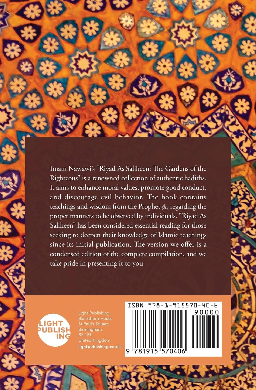 Rückseitencover Riyad As Saliheen