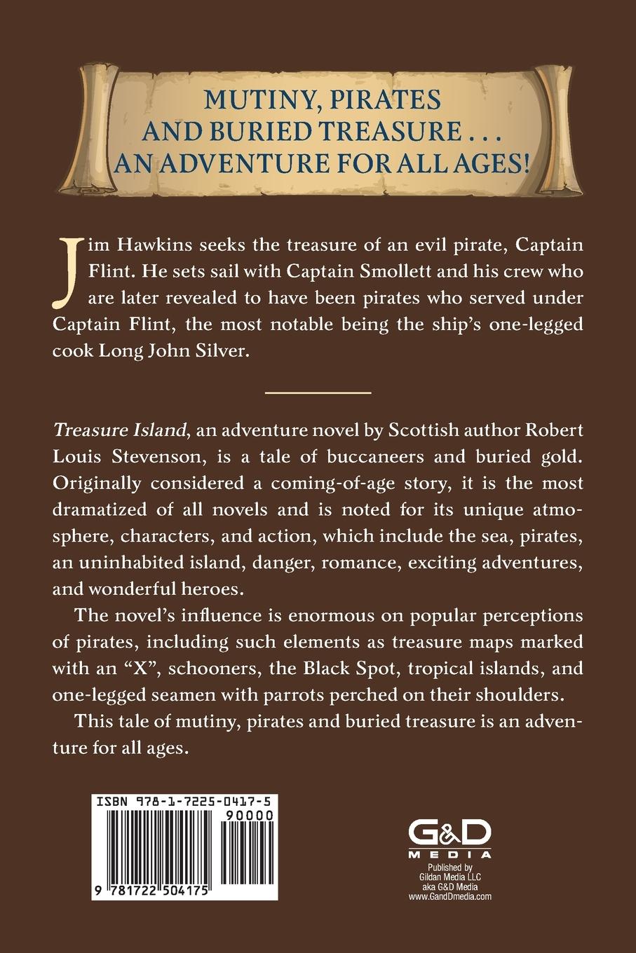 Rückseitencover Treasure Island