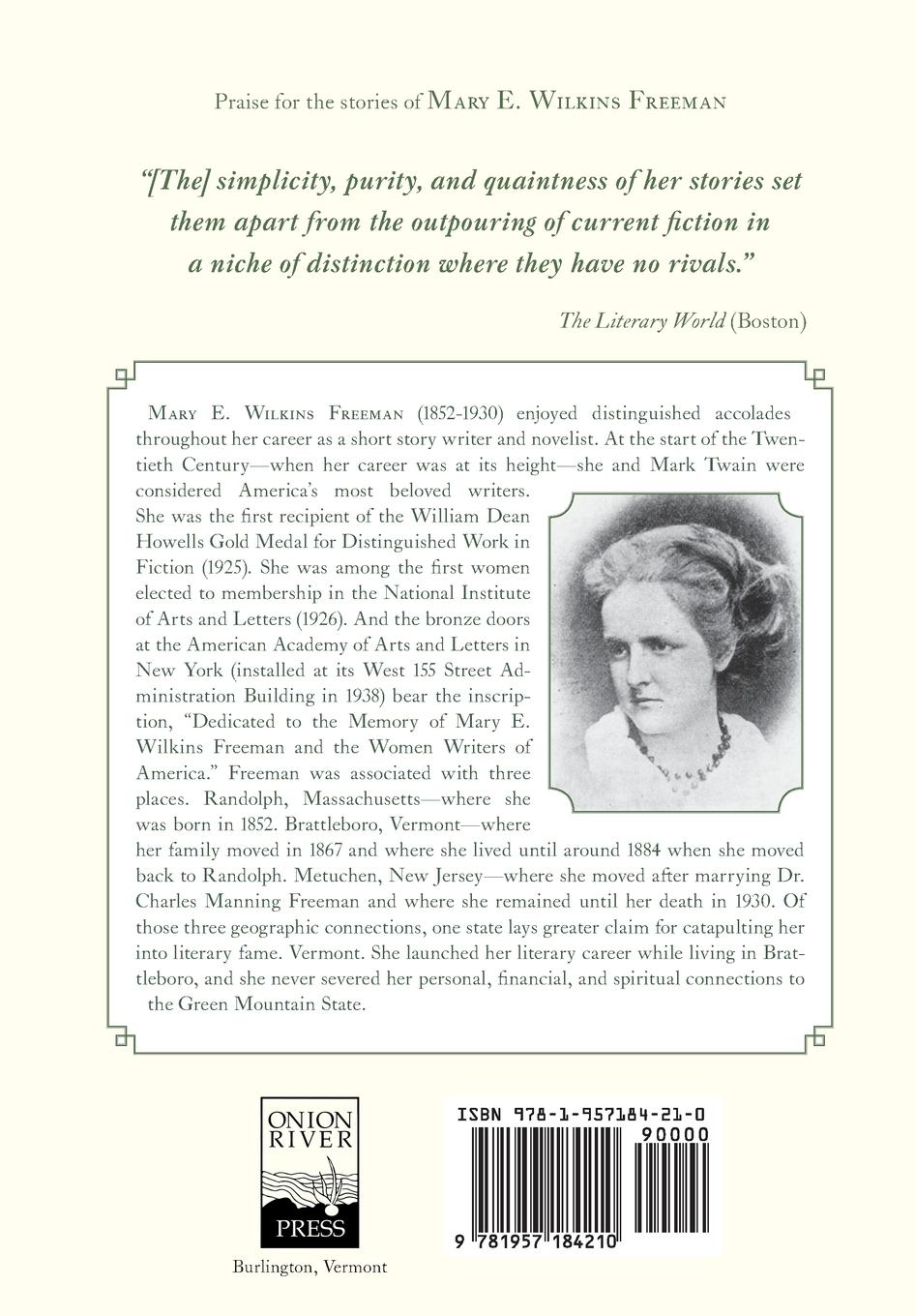 Rückseitencover Green Mountain Stories