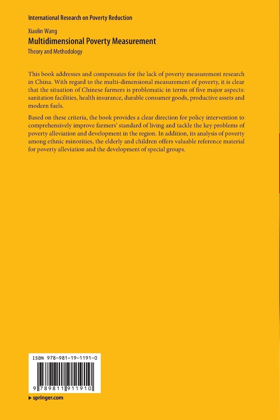 Rückseitencover Multidimensional Poverty Measurement