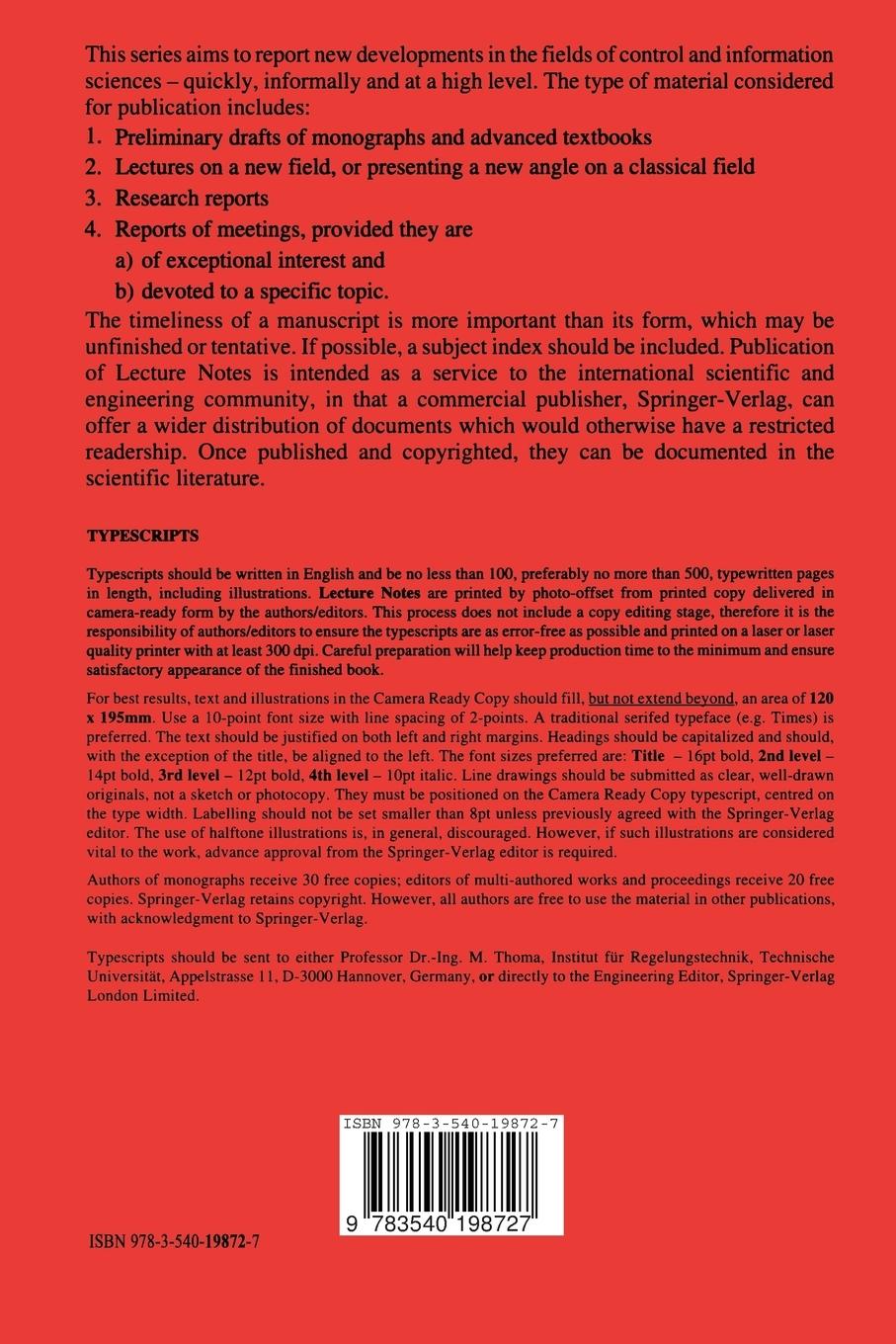 Rückseitencover Realization Probabilities