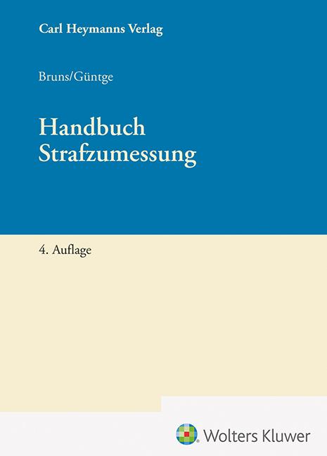 Vorderes Coverbild Handbuch Strafzumessung