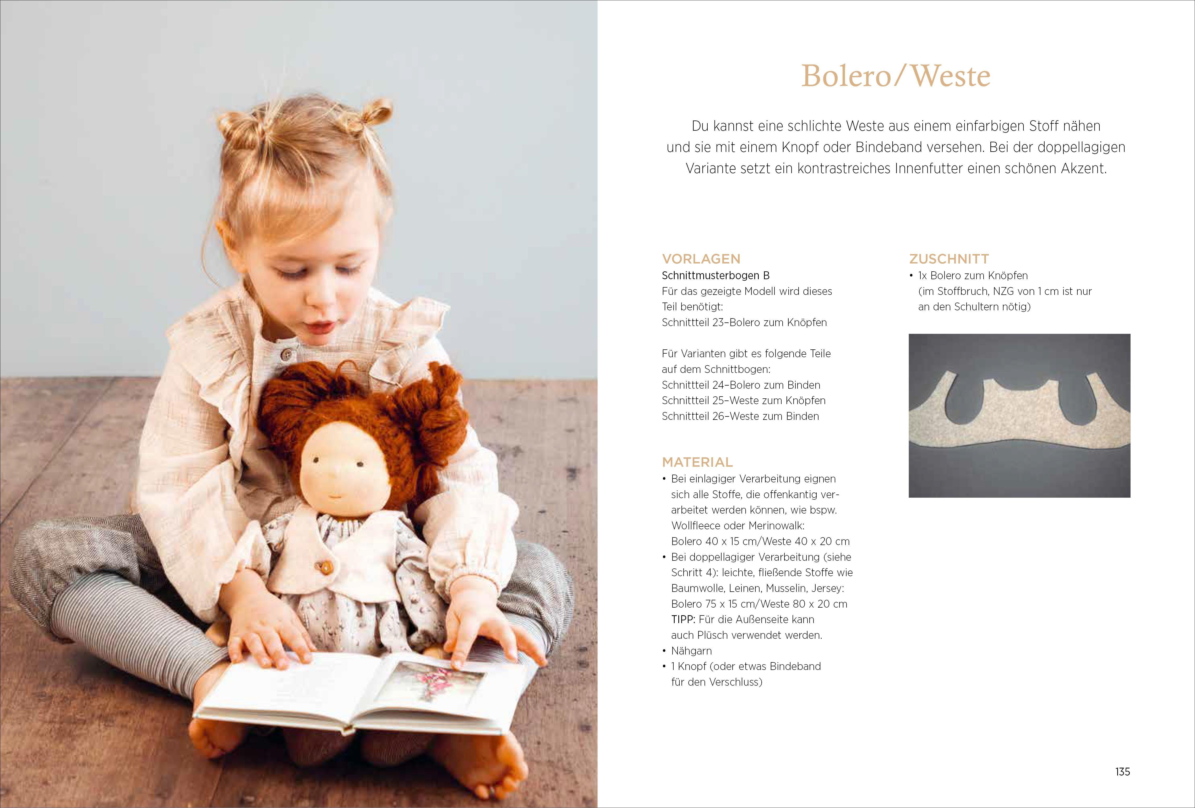 Beispielinhalt (Bild) Handgemachte Puppen im Waldorf-Stil