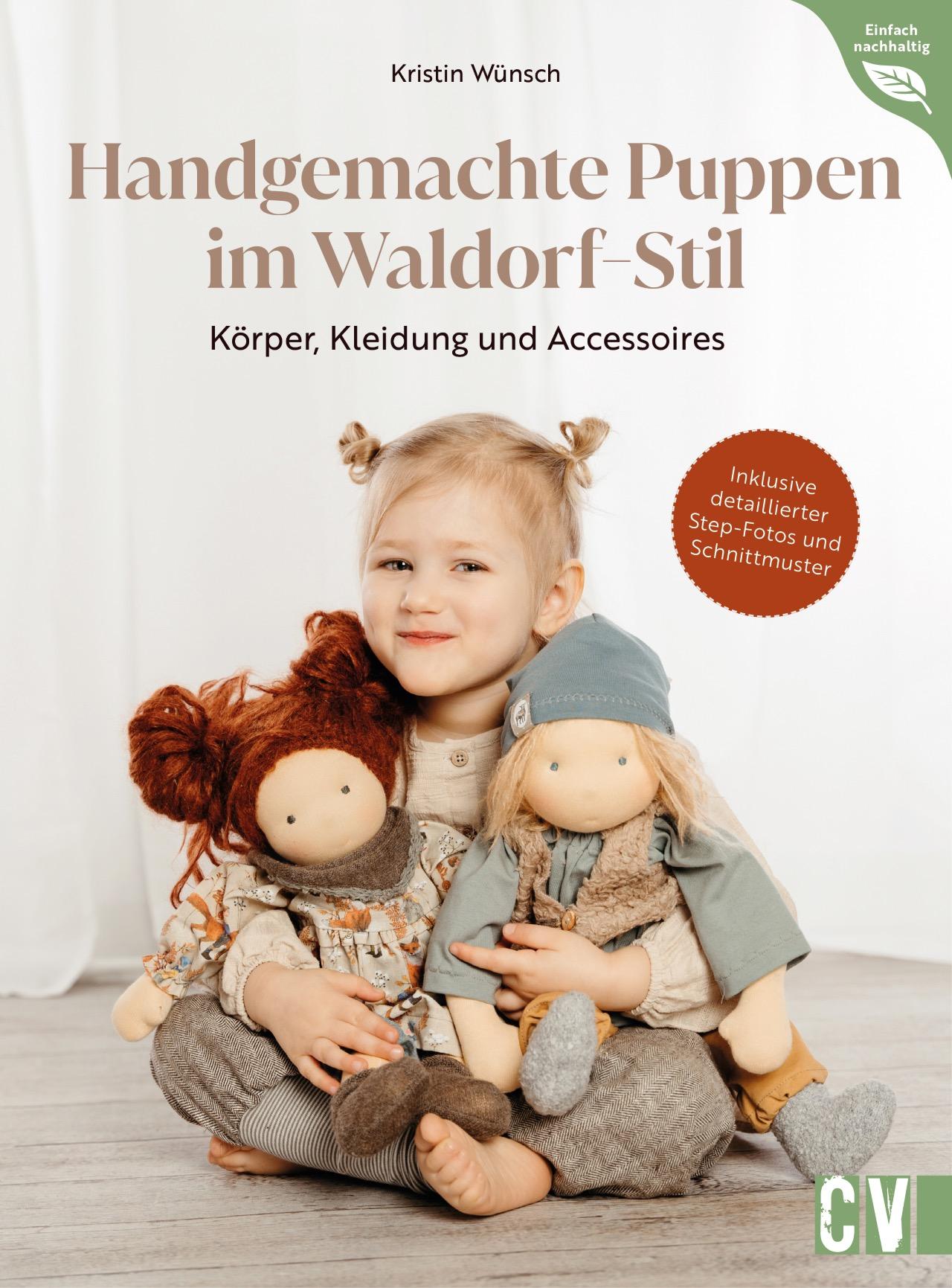 Vorderes Coverbild Handgemachte Puppen im Waldorf-Stil