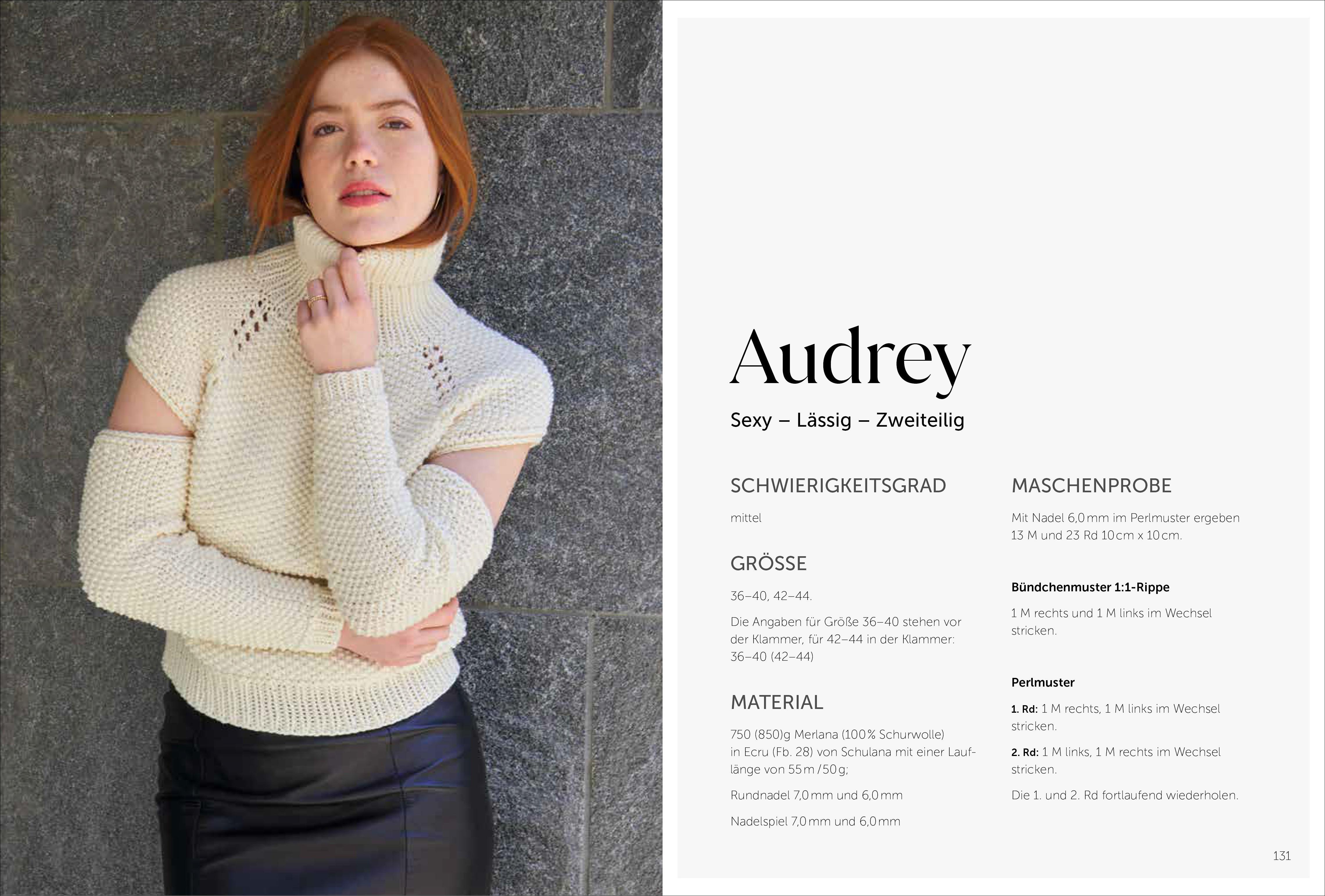 Beispielinhalt (Bild) Raglan-von-oben stricken