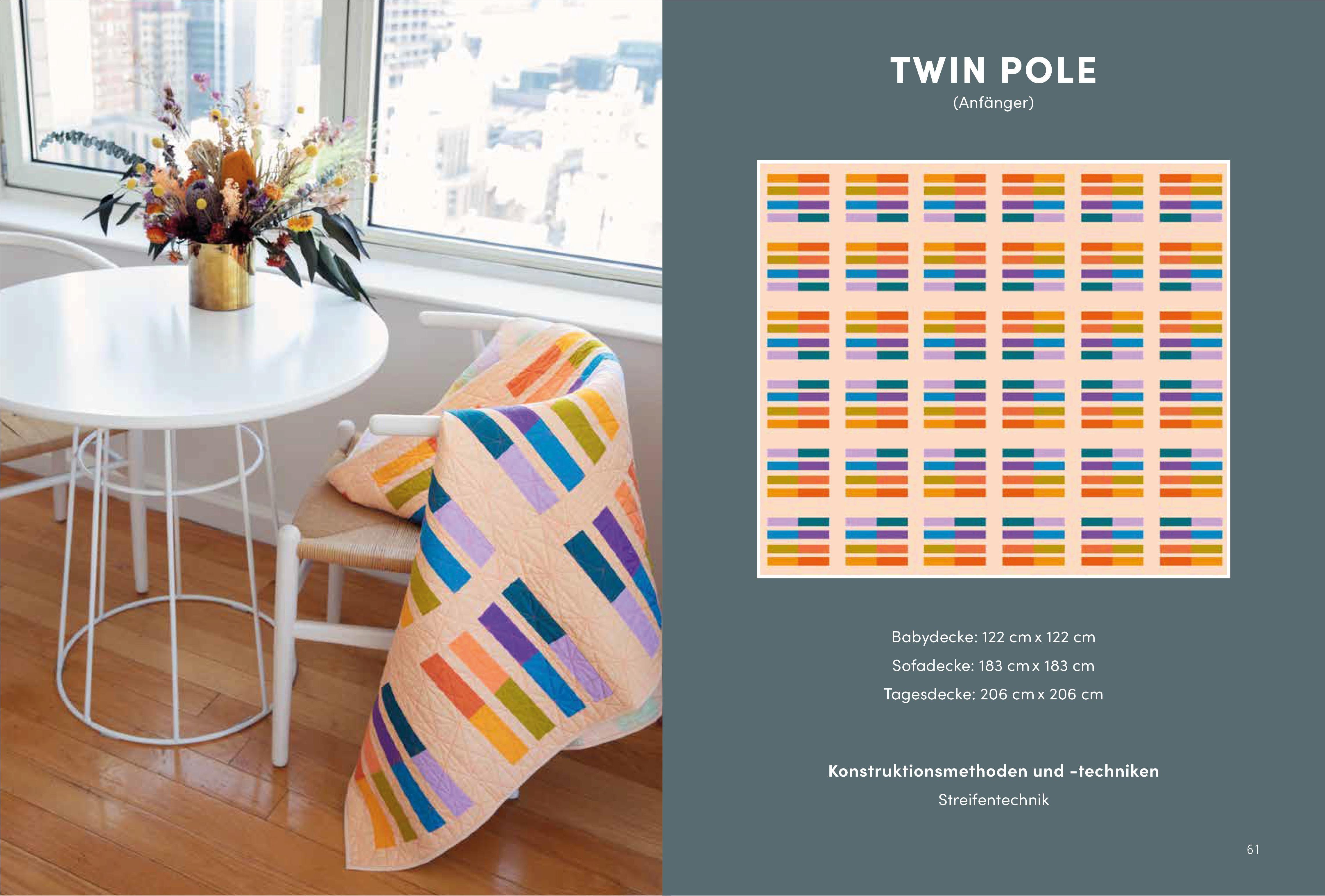 Beispielinhalt (Bild) Quilten mit der Nähmaschine