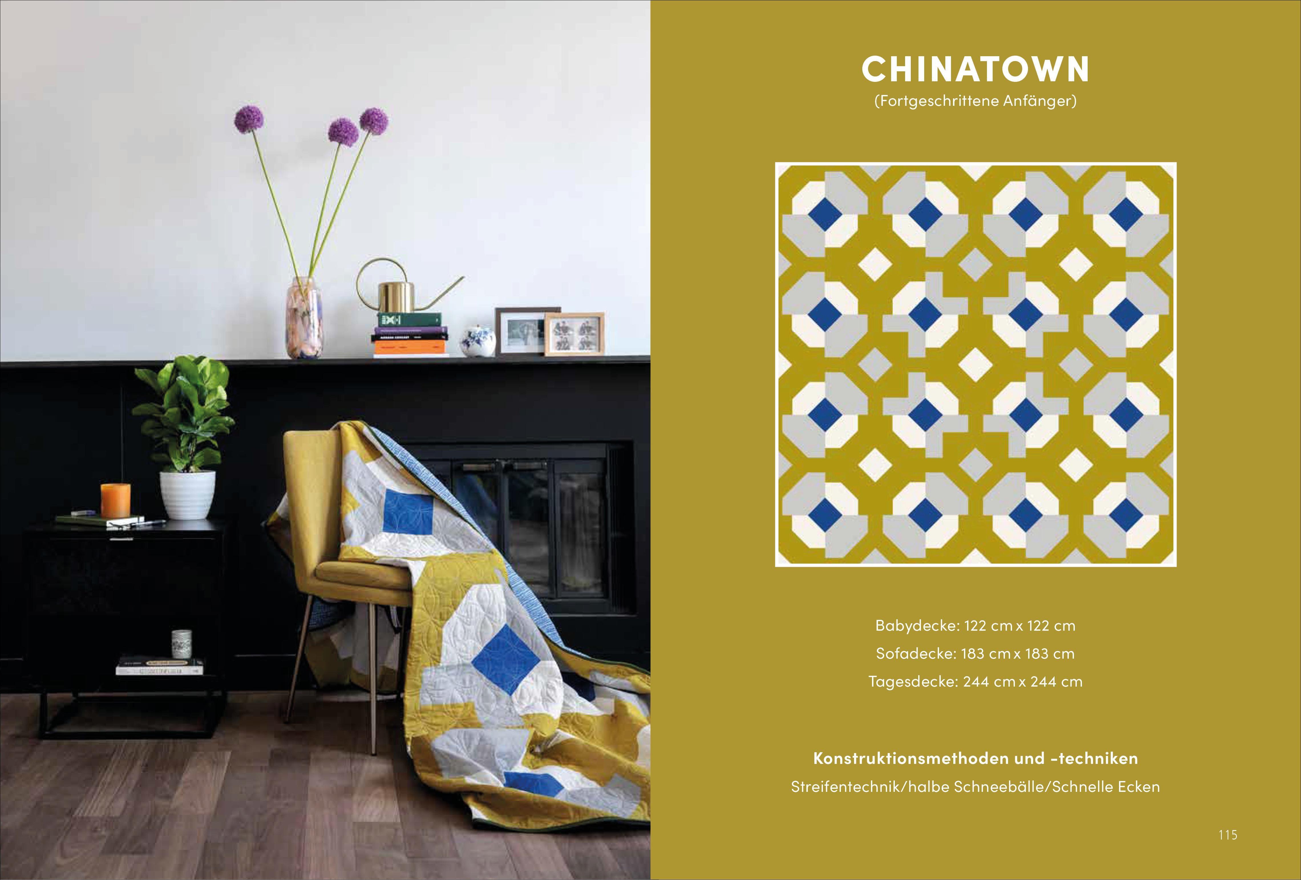 Beispielinhalt (Bild) Quilten mit der Nähmaschine