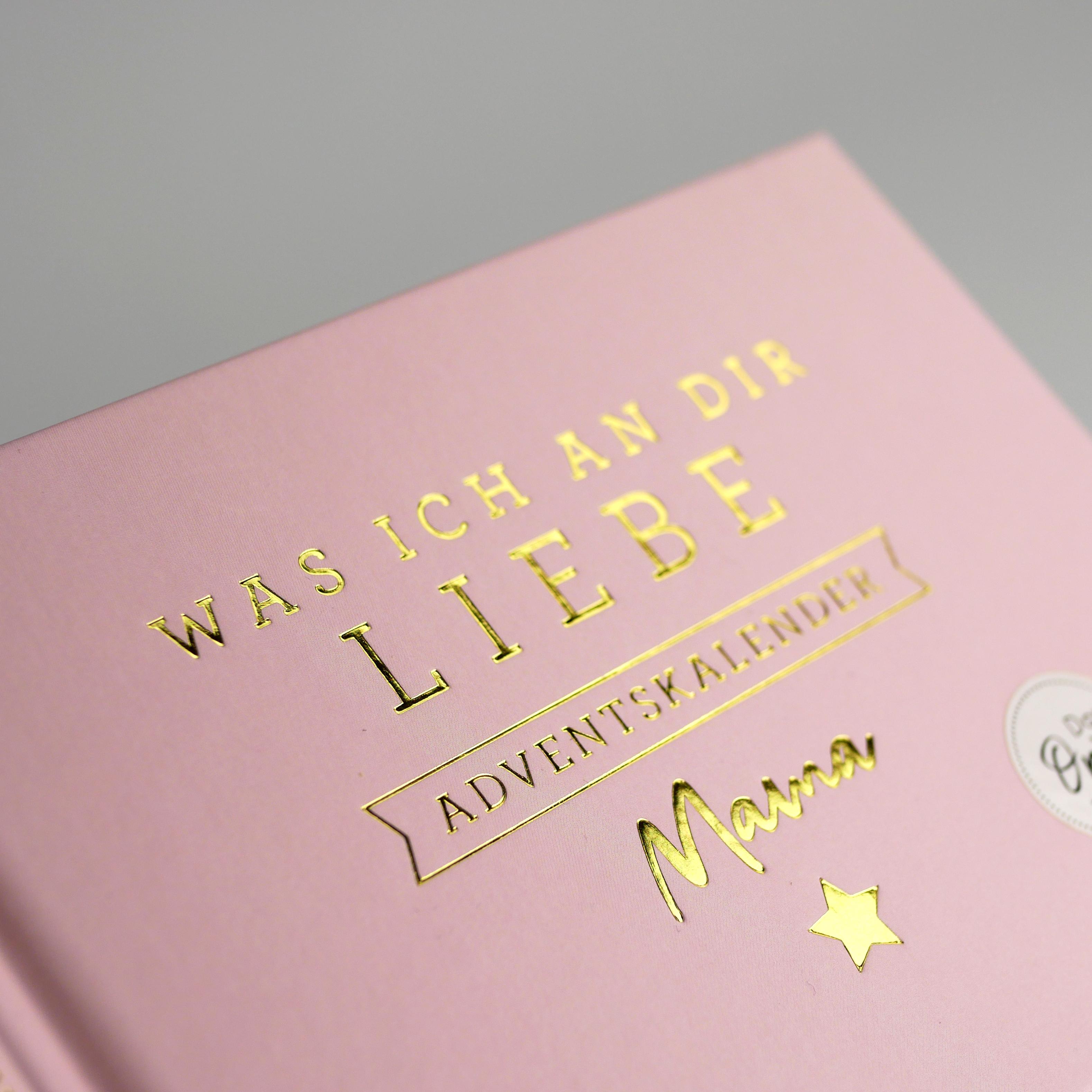 Beispielinhalt (Bild) Was ich an dir liebe, Mama - Adventskalender