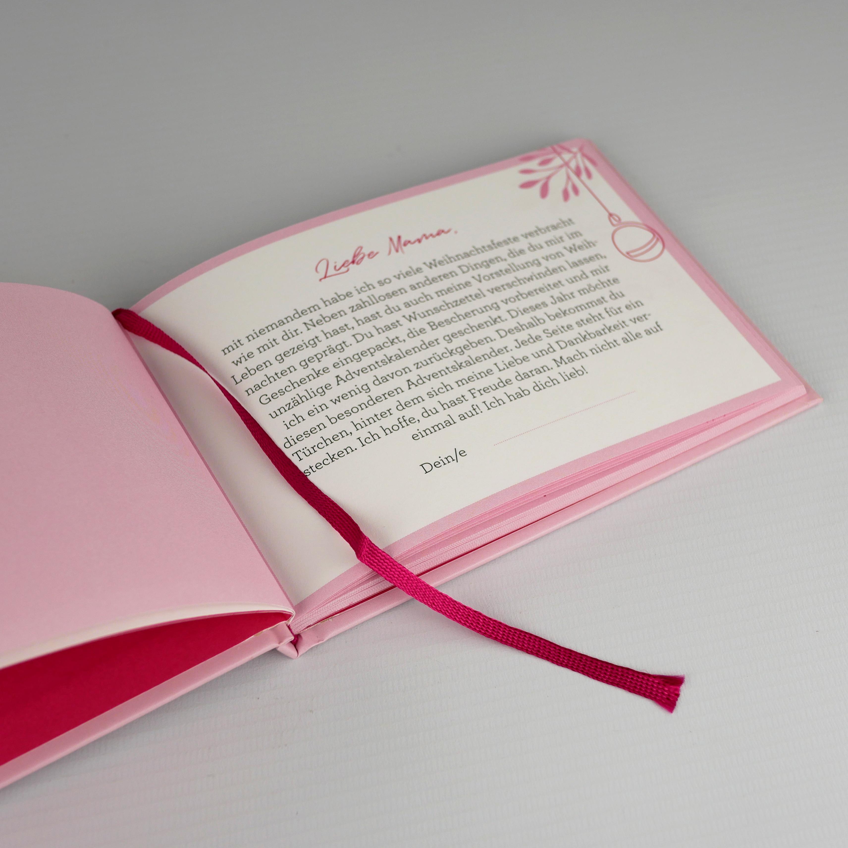 Beispielinhalt (Bild) Was ich an dir liebe, Mama - Adventskalender