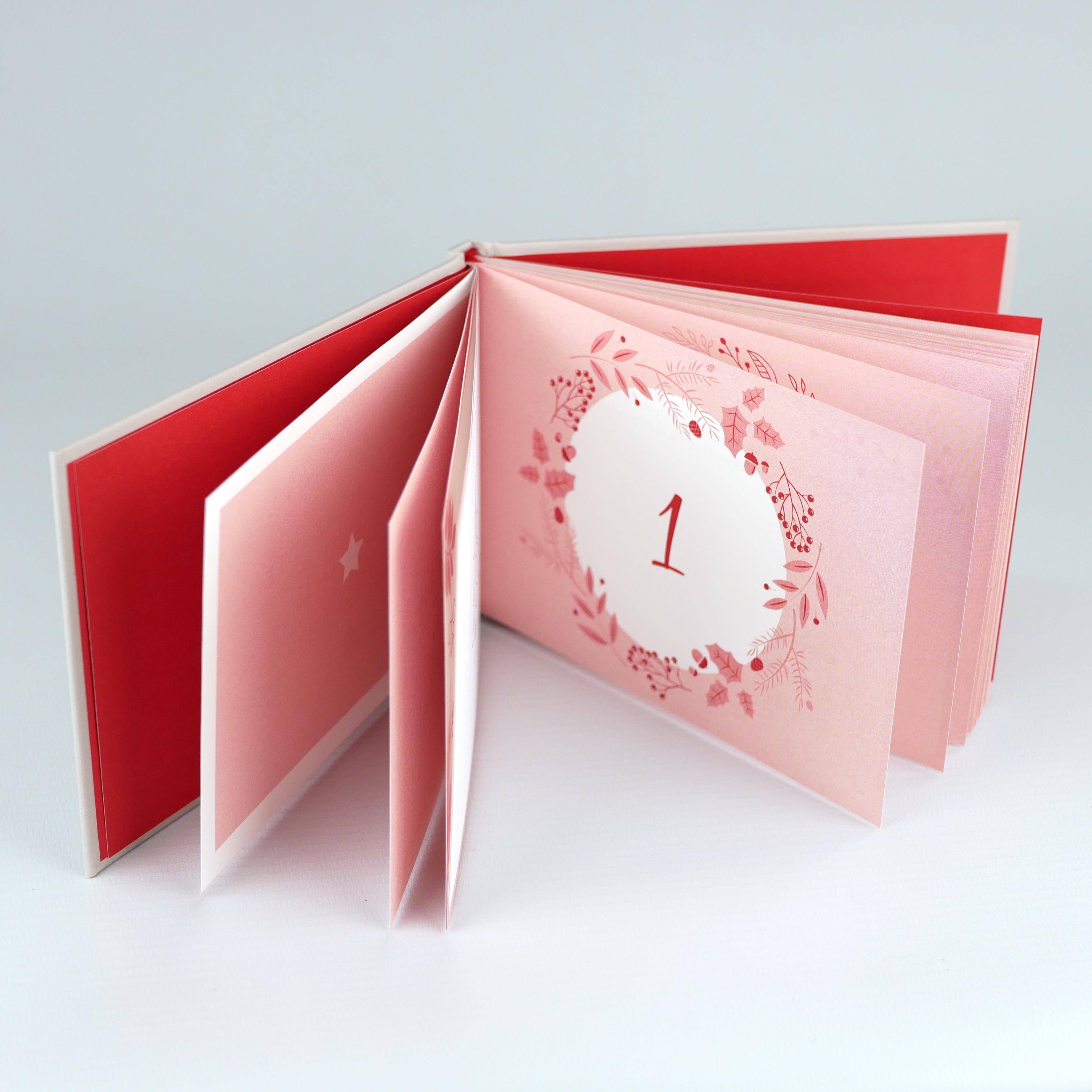 Beispielinhalt (Bild) Was ich an dir liebe - Adventskalender