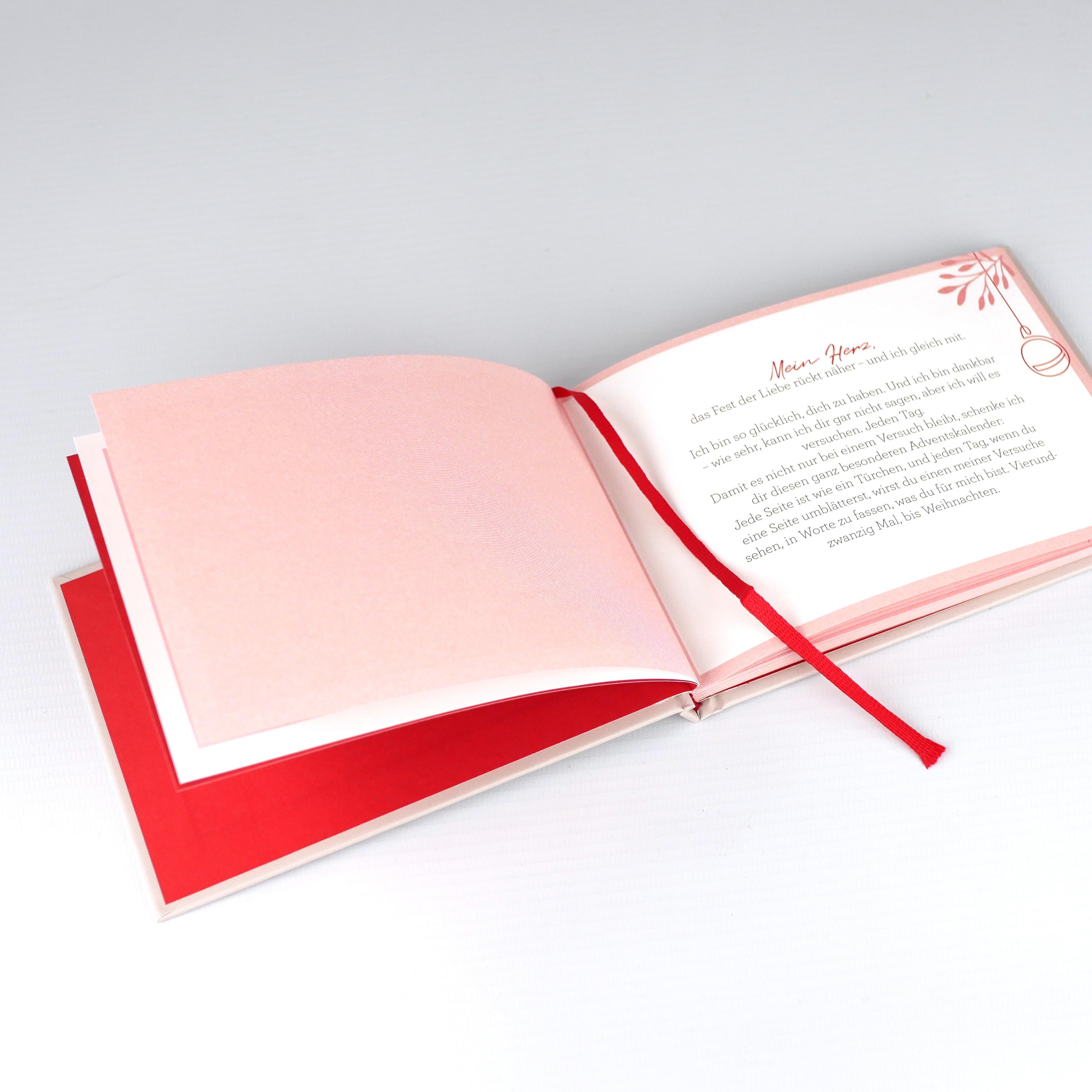 Beispielinhalt (Bild) Was ich an dir liebe - Adventskalender