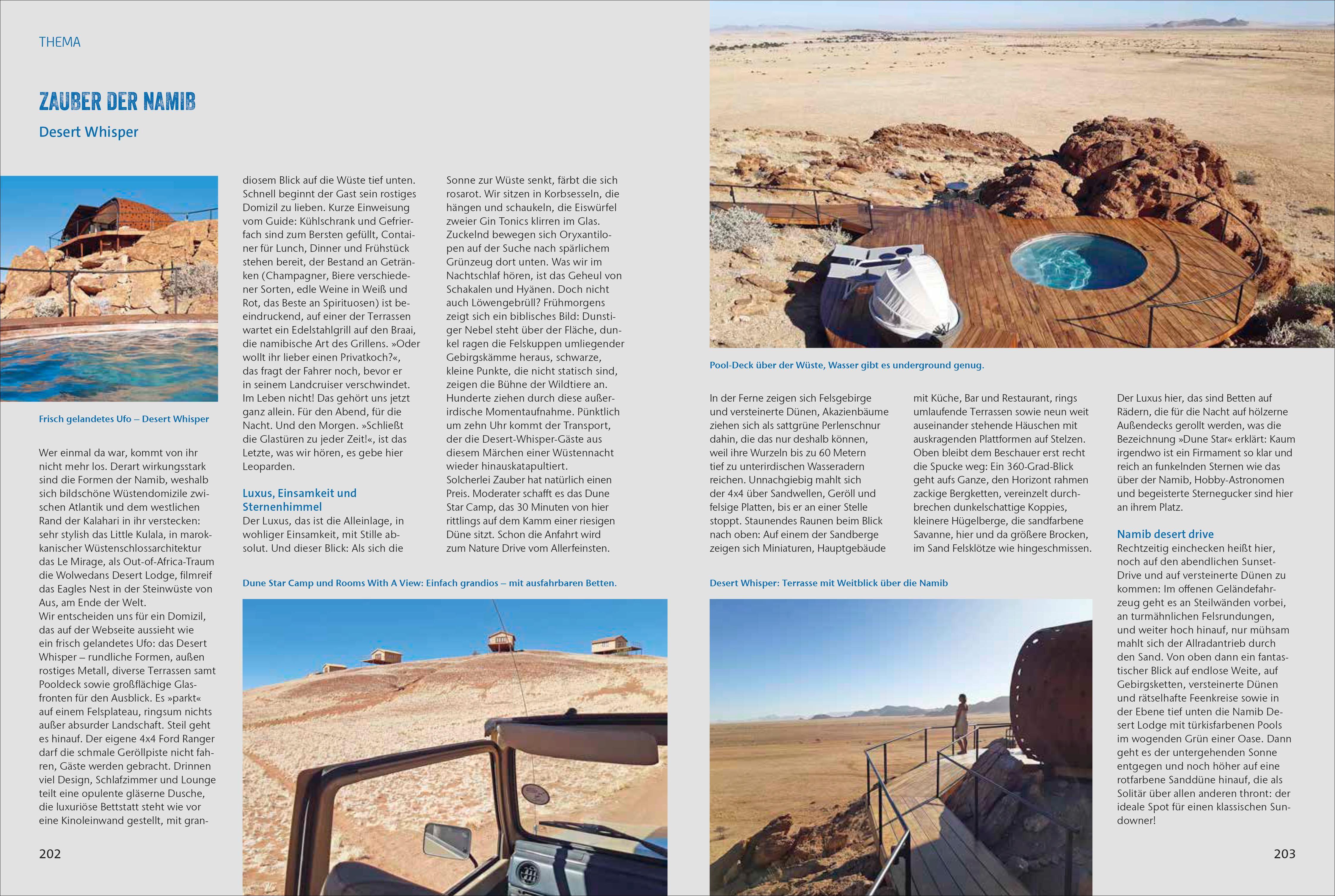 Beispielinhalt (Bild) Das Reisebuch Afrikas Süden