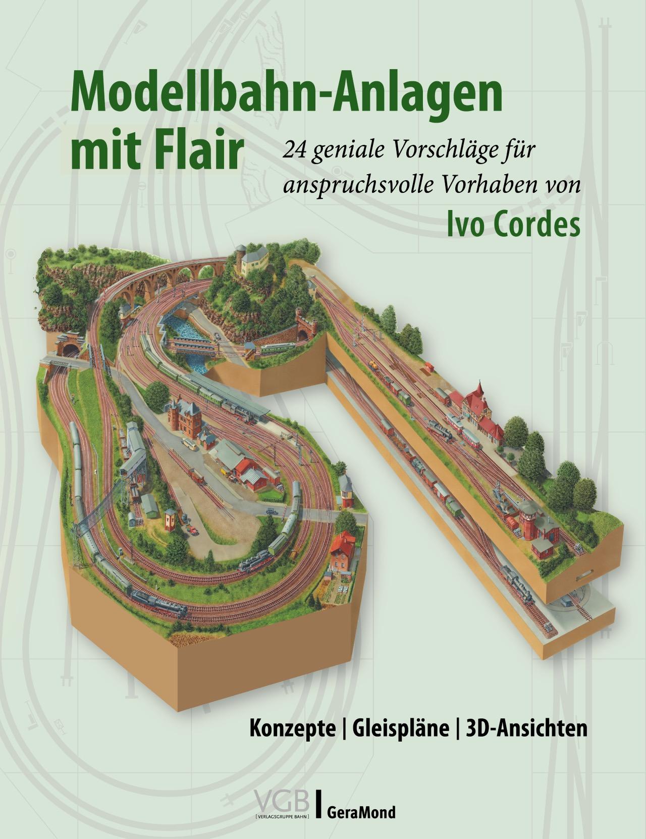 Vorderes Coverbild Modellbahn-Anlagen mit Flair: Konzepte, Gleispläne, 3D-Ansichten
