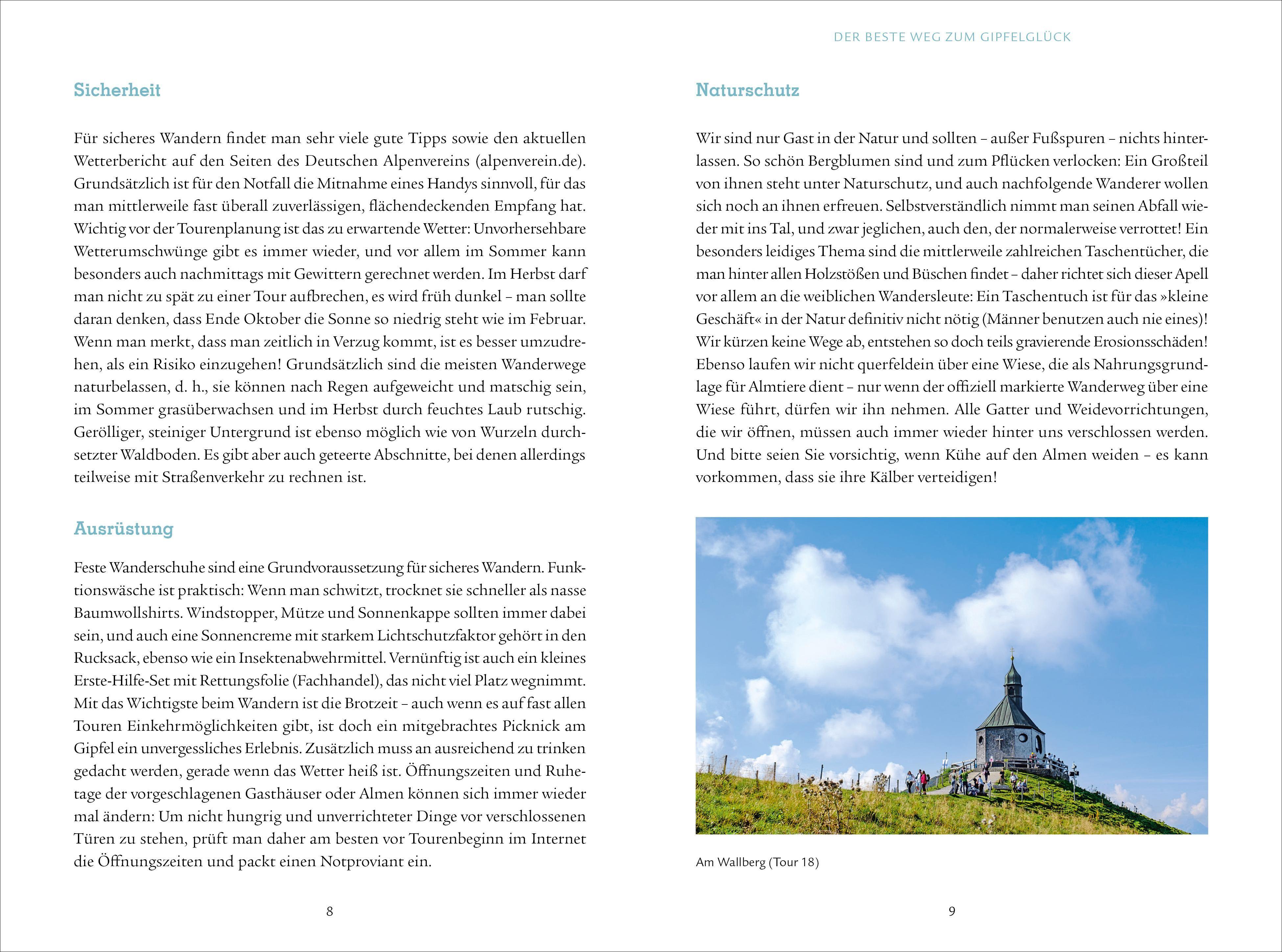 Beispielinhalt (Bild) Bayerns schönste Gipfel